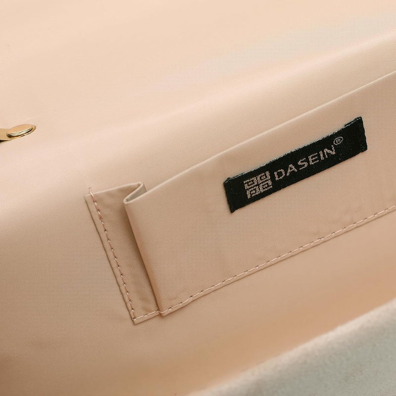 DASEIN Women Faux Suede Evening Clutch Bags Formal Party Clutches Wedding Purses Cocktail Prom Clutches - Image 4